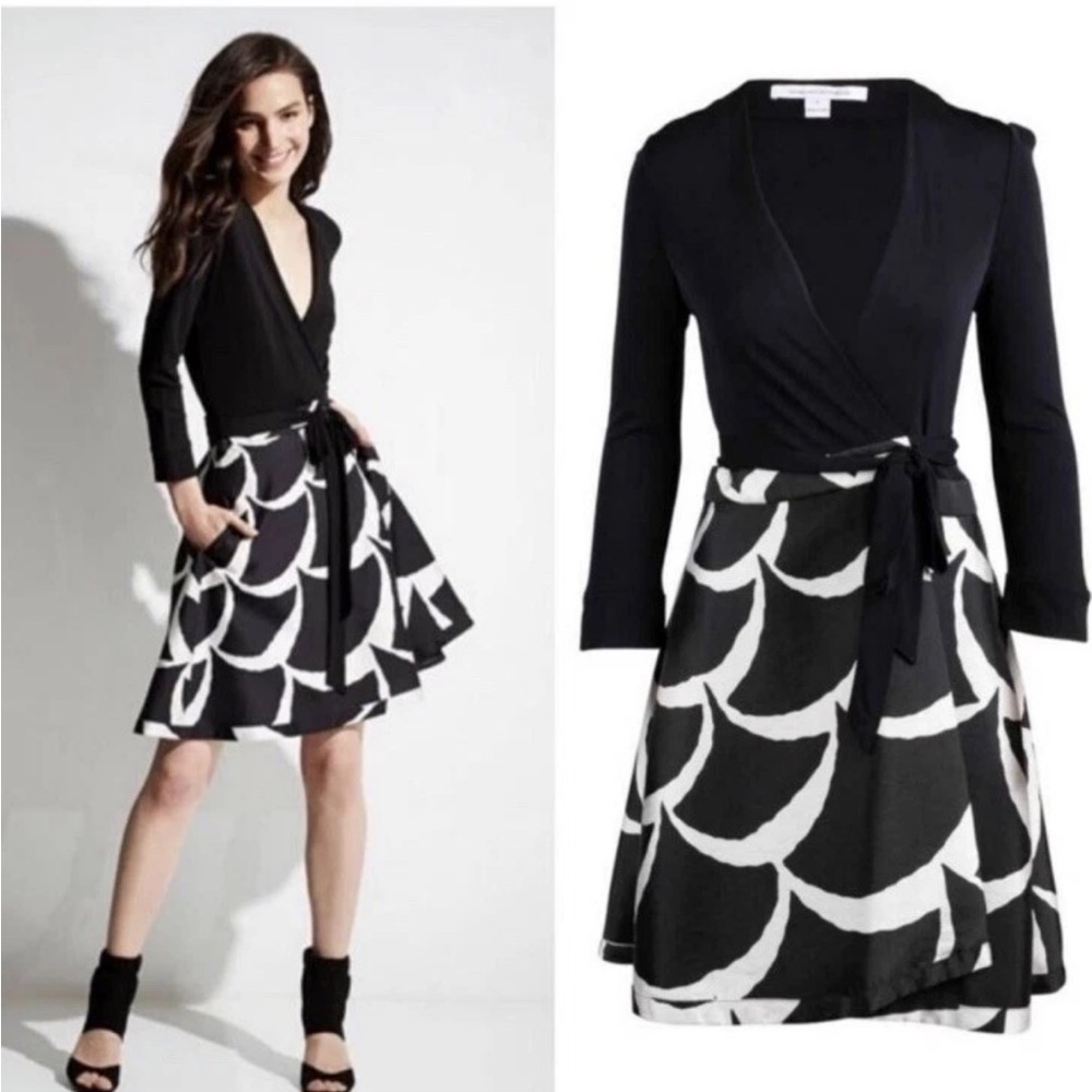 Diane Von Furstenberg Amelia Wrap Dress Size 6